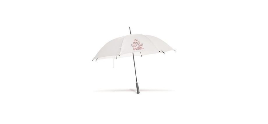 Der Regenschirm der Haspa: Ich lass&#039; Dich nicht im Regen stehen.